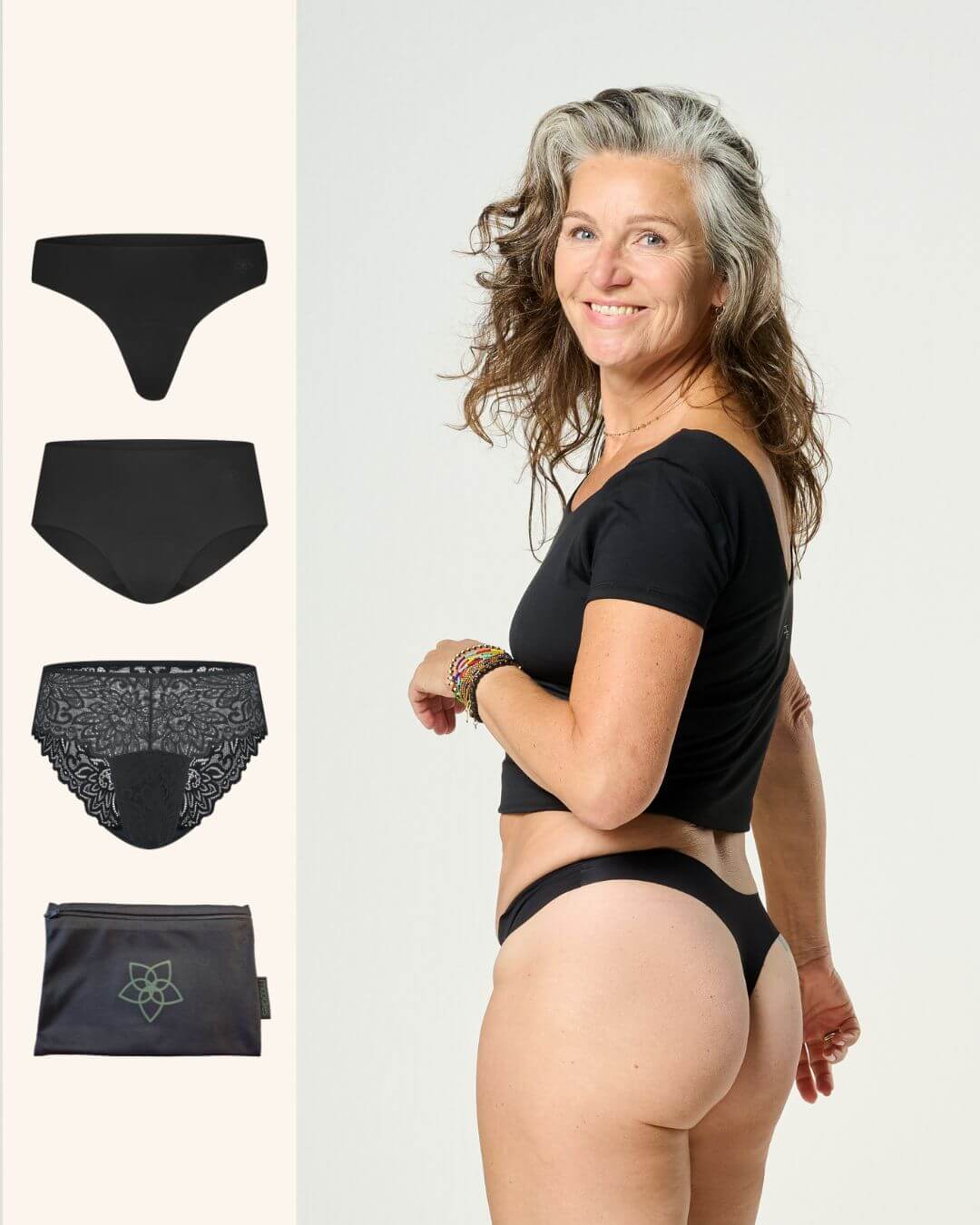 bundle everyday | 3 pieces | black
