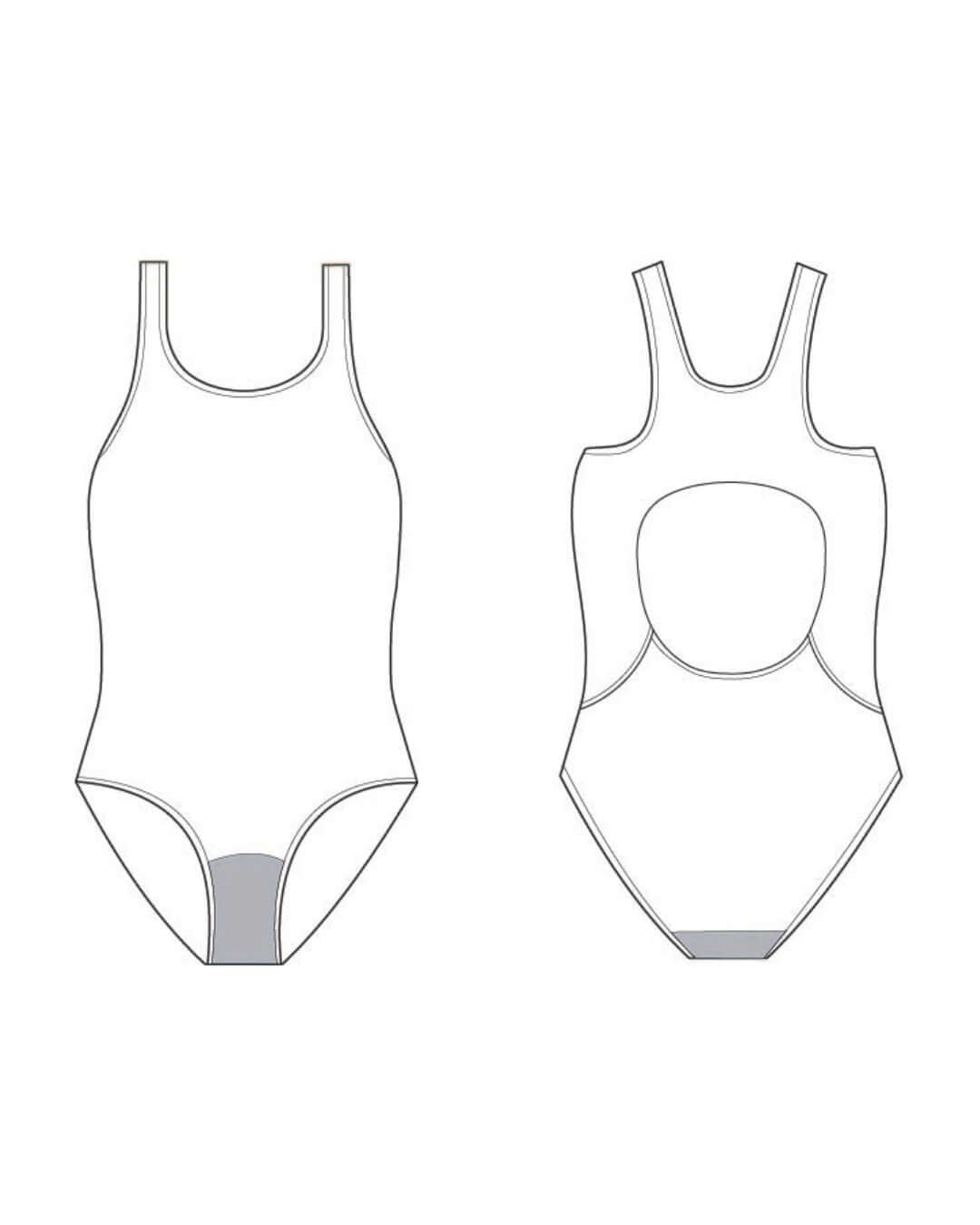 period swimwear - swimsuit | light - 1 tampon | girls