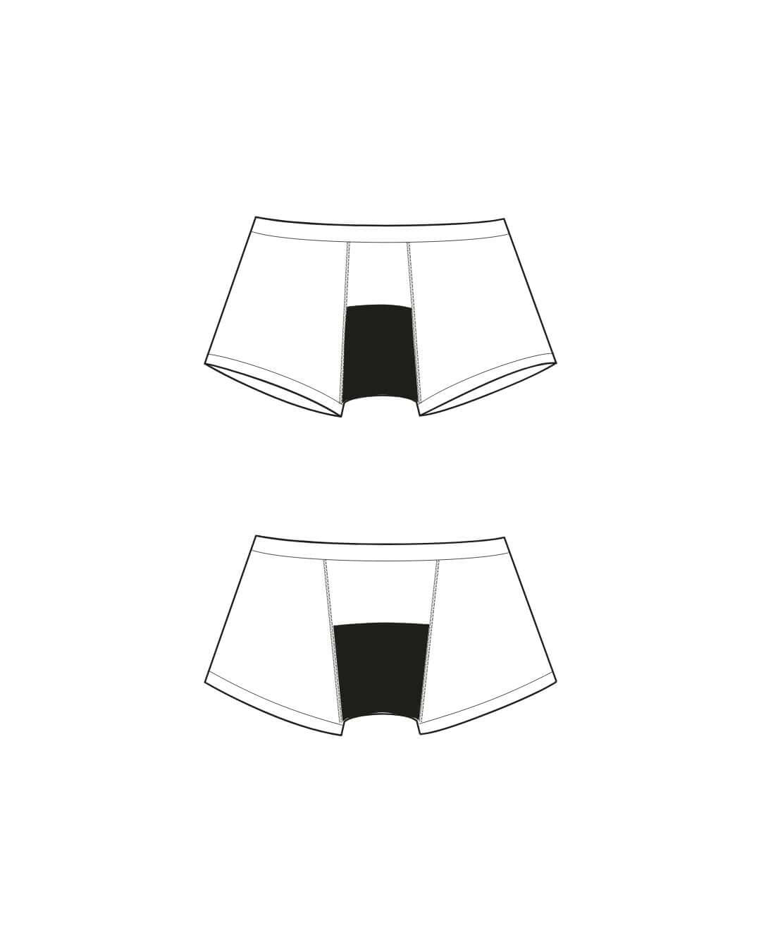 boyshort | moderate-heavy - 2-3 tampons