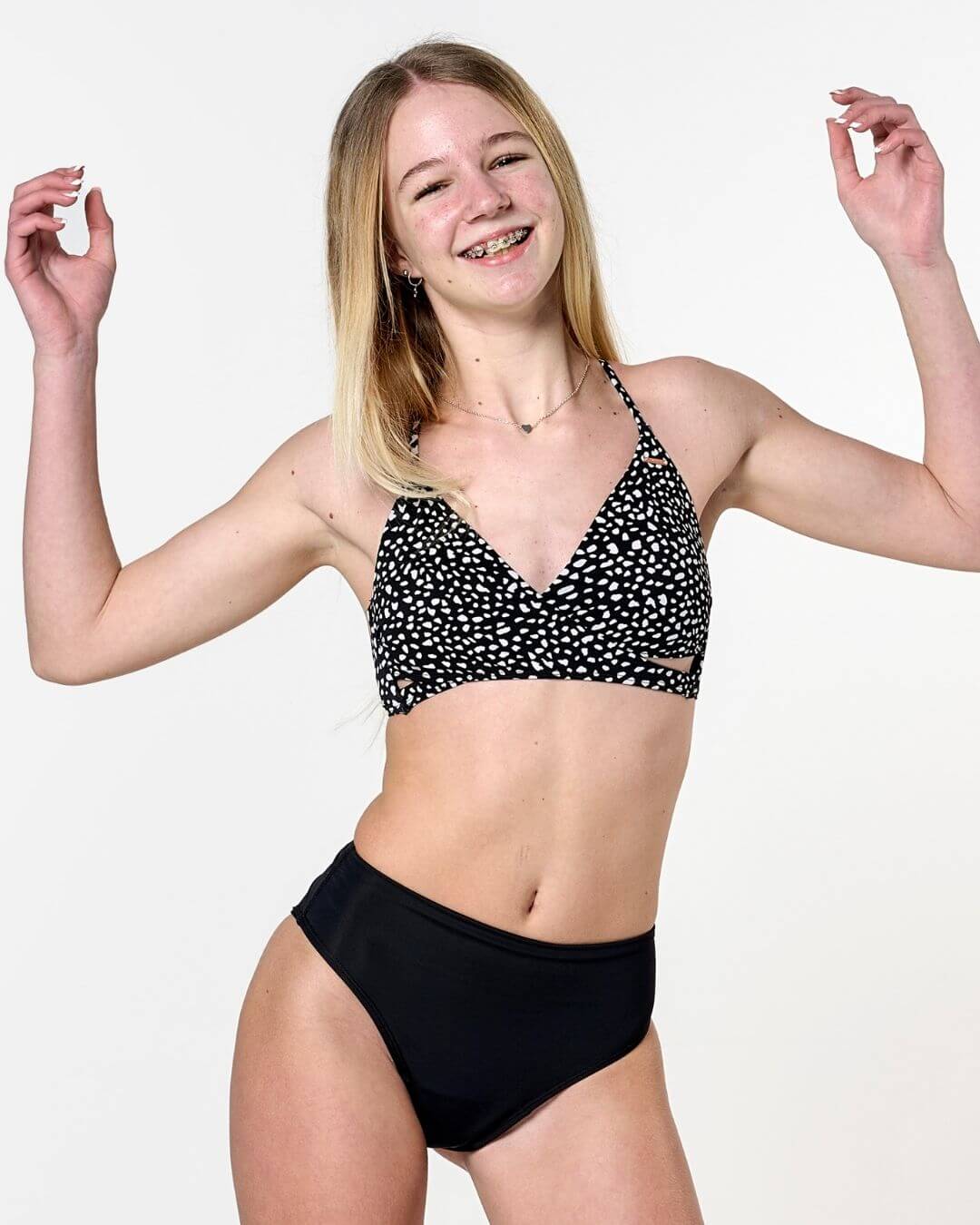menstruatie zwemkleding - cheeky |  licht-gemiddeld - 1-2 tampons | meiden