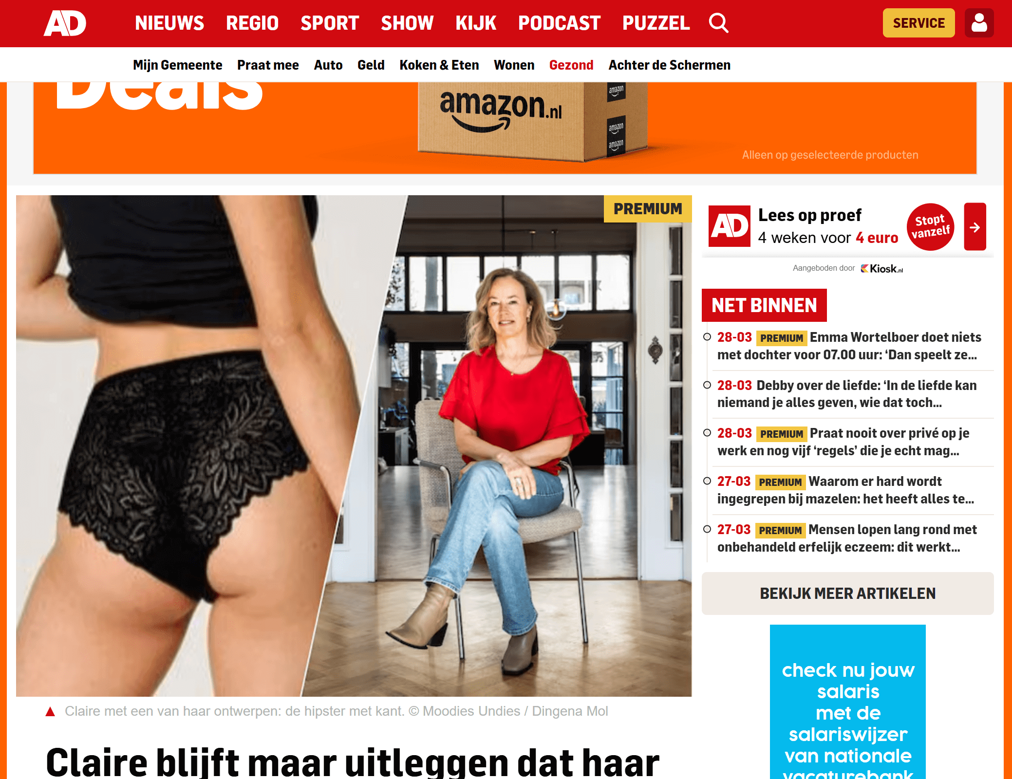 interview met Claire de Co-founder van Moodies