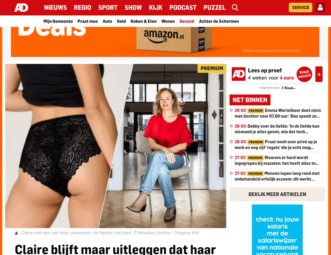 interview met Claire de Co-founder van Moodies