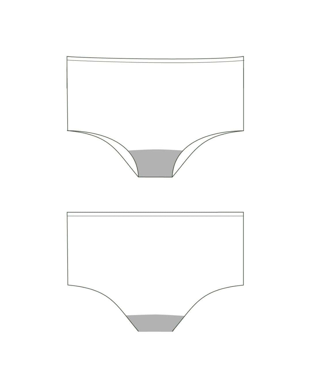 menstrual swimwear - boxer new | light - medium - 1 to 2 tampons | girls