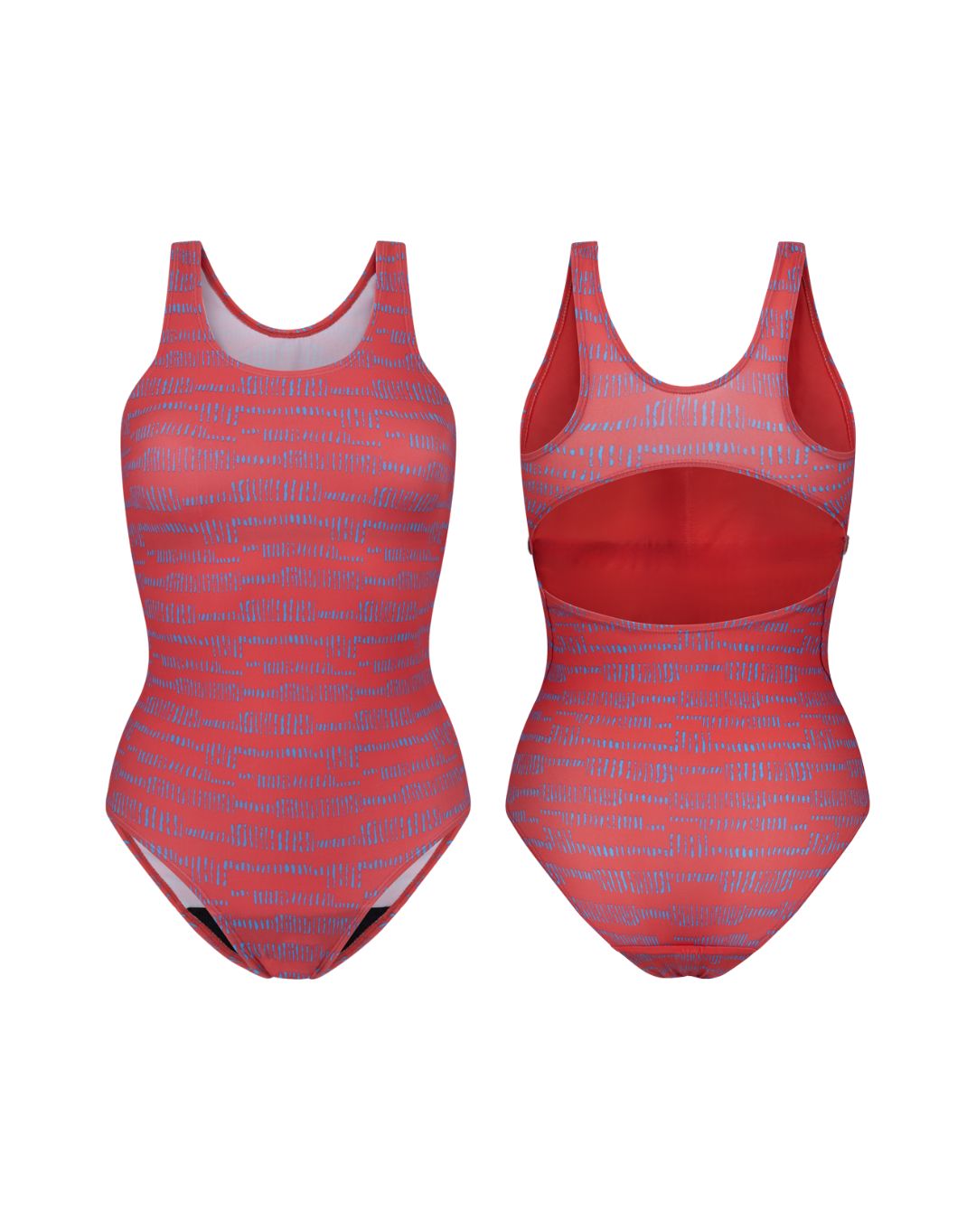 menstrual swimwear - swimsuit | moderate - heavy - 2-3 tampons | girls print red