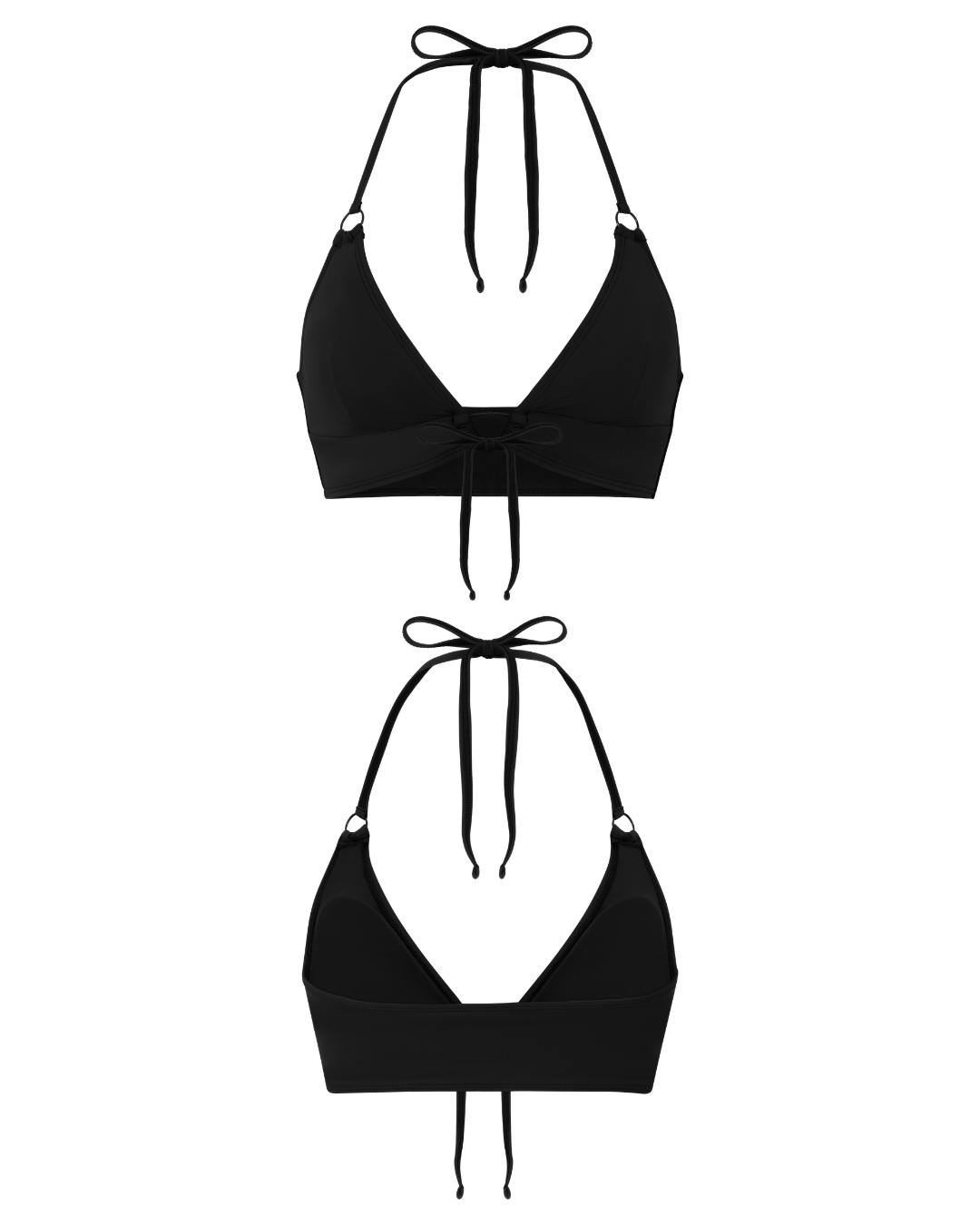 menstrual swimwear - front closure bikini top | women