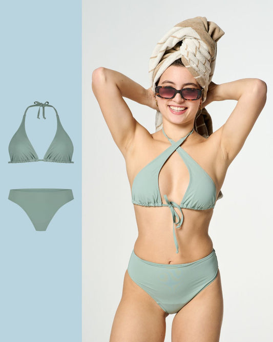 zwemkleding set | groen | dames