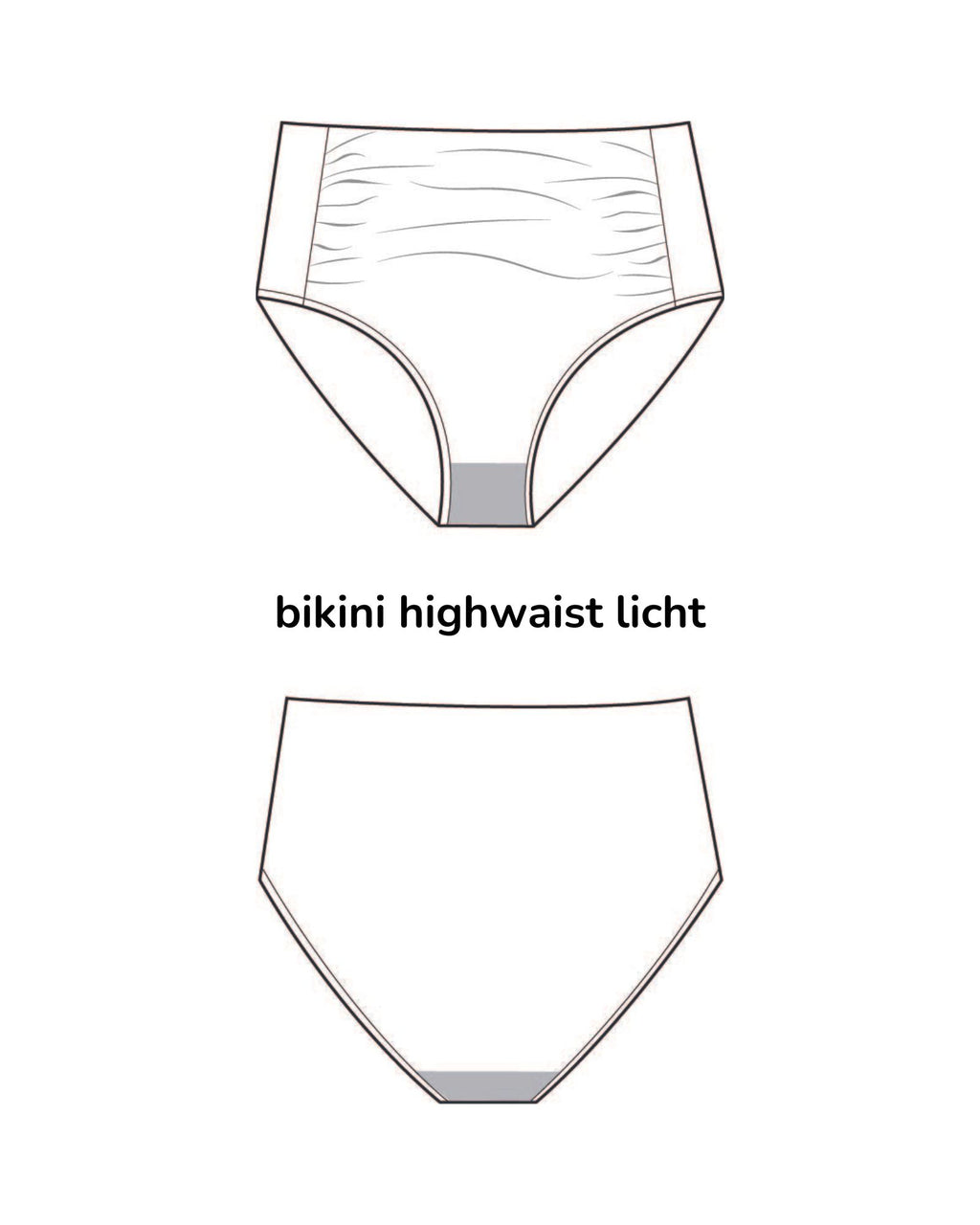 period swimwear - highwaisted bikini | light - 1 tampon | women petrol