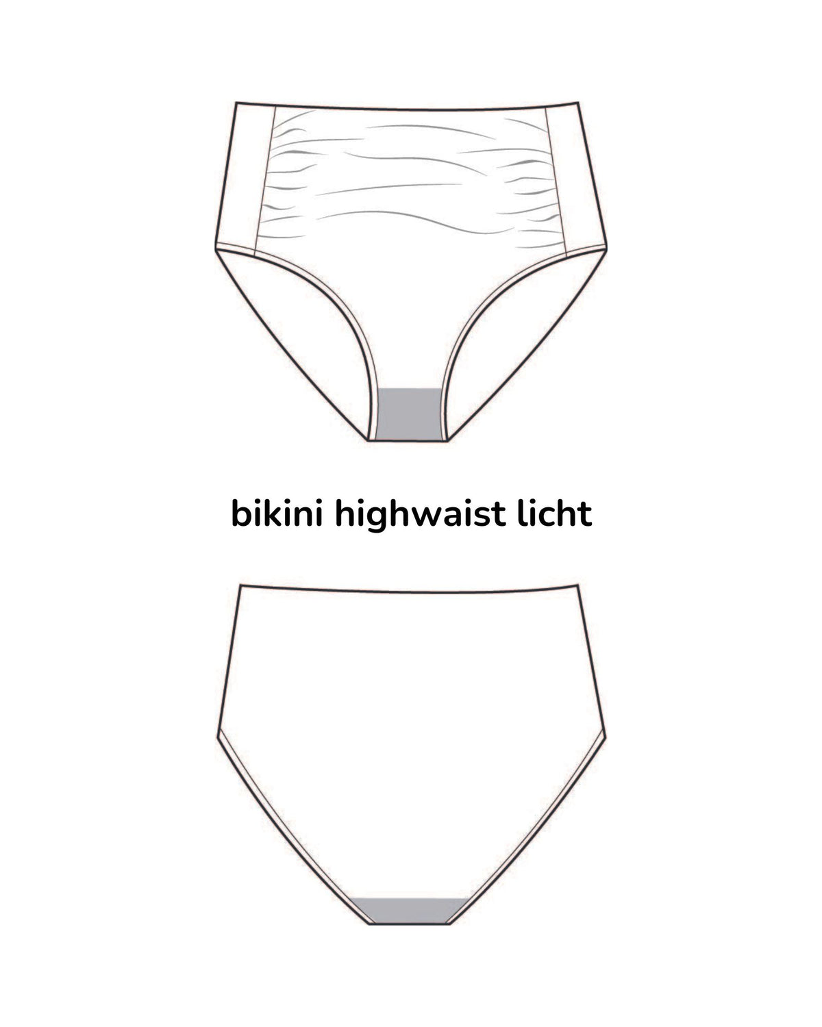 period swimwear - highwaisted bikini | light - 1 tampon | women petrol