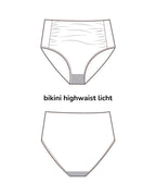 period swimwear - highwaisted bikini | light - 1 tampon | women petrol