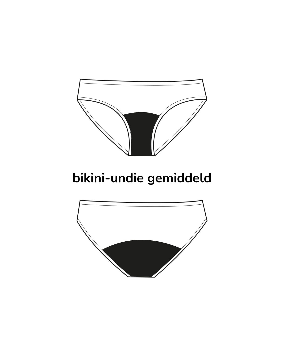 menstrual swimwear - bikini | moderate - heavy - 2 to 3 tampons | women