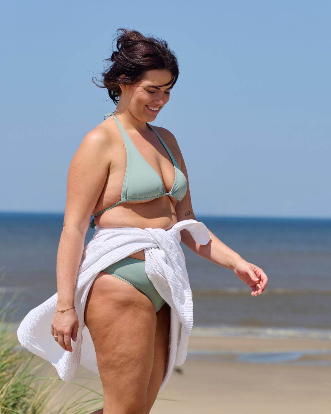 menstrual swimwear - bikini top | women