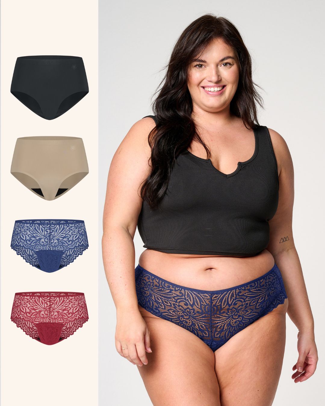 bundel everyday hw / hipster lace | 4 stuks | kleur