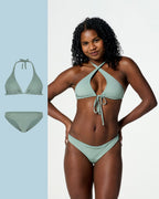 zwemkleding set bikini | groen | dames