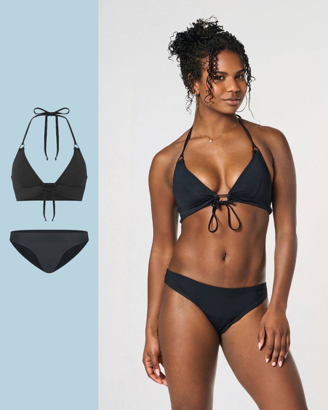 zwart bikini nieuwe top| dames