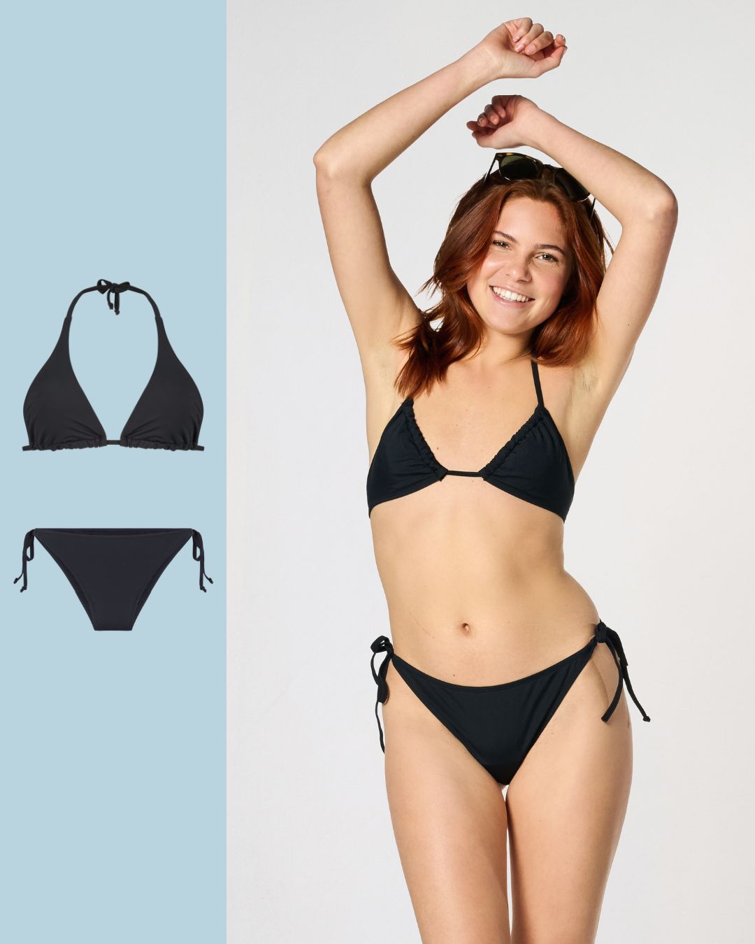 zwart bikini touwtjes | dames