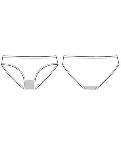 menstrual swimwear - bikini | light | girls