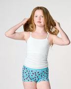 boyshort | gemiddeld-zwaar - 2 tot 3 tampons kersen print