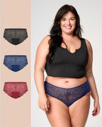bundel hipster lace | 3 stuks | dames
