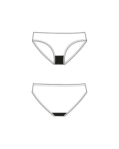 bikini undie | light - 1 tampon
