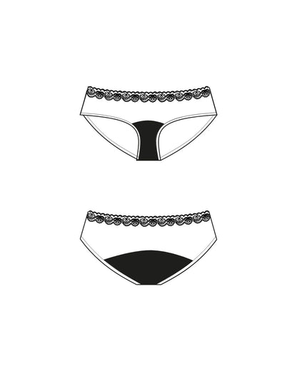 classic brief lace | moderate - 2 tampons