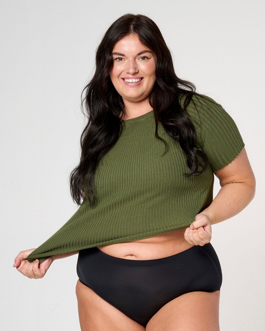 high waist hiphugger | moderate-heavy - 2-3 tampons