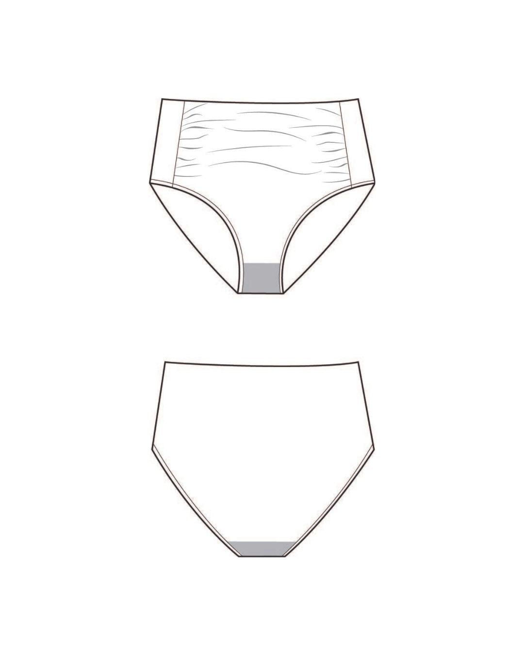 period swimwear - highwaist | light - 1 tampon | women