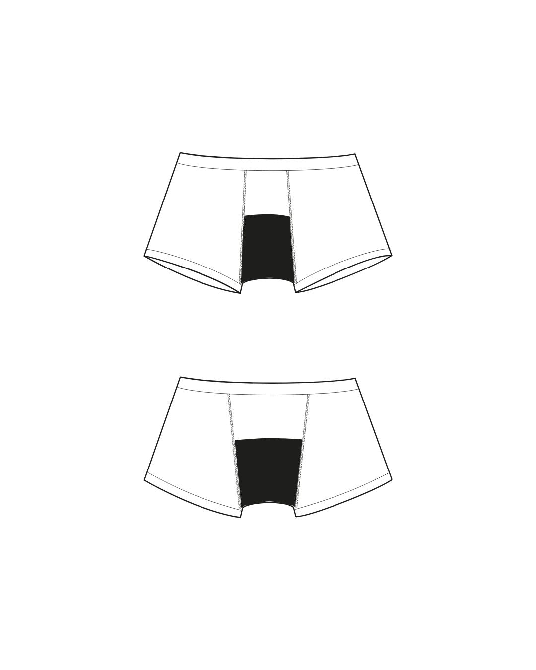 boyshort | gemiddeld-zwaar - 2 tot 3 tampons