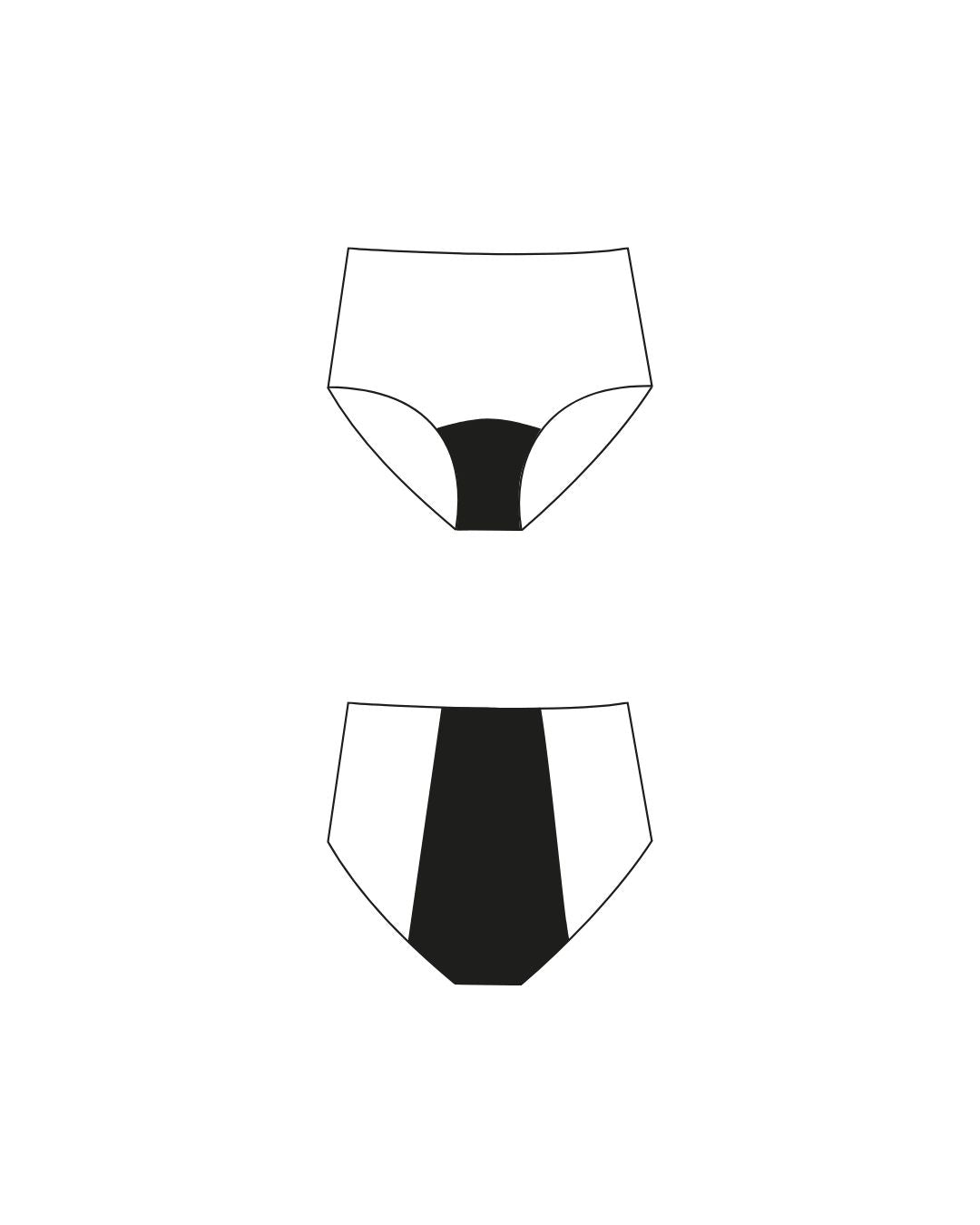 highwaist hiphugger | zwaar - 3 tot 4 tampons