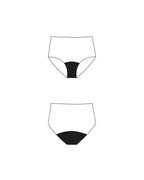 highwaist hiphugger | gemiddeld-zwaar - 2 tot 3 tampons