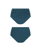 period swimwear - highwaisted bikini | light - 1 tampon | women petrol