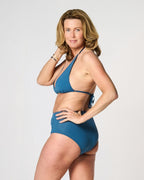 period swimwear - highwaisted bikini | light - 1 tampon | women petrol