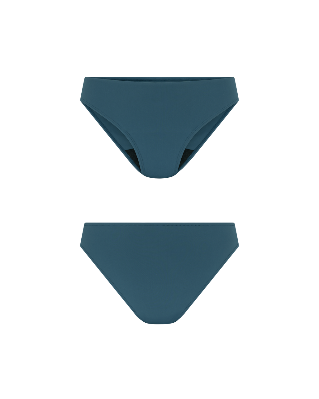 menstruatie zwemkleding - bikini broekje | gemiddeld - zwaar - 2 tot 3 tampons | dames petrol