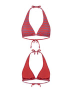 menstruation swimwear - bikini top | girls print red
