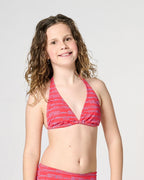 menstruation swimwear - bikini top | girls print red