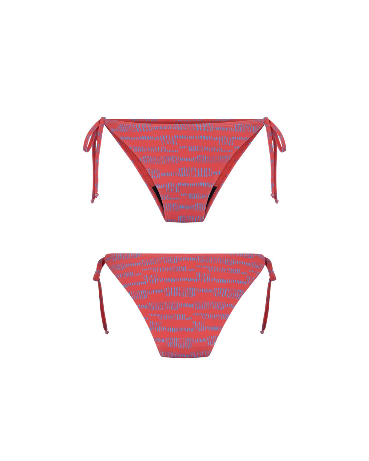 period swimwear - string bikini bottom | moderate - heavy - 2 to 3 tampons | girls print red