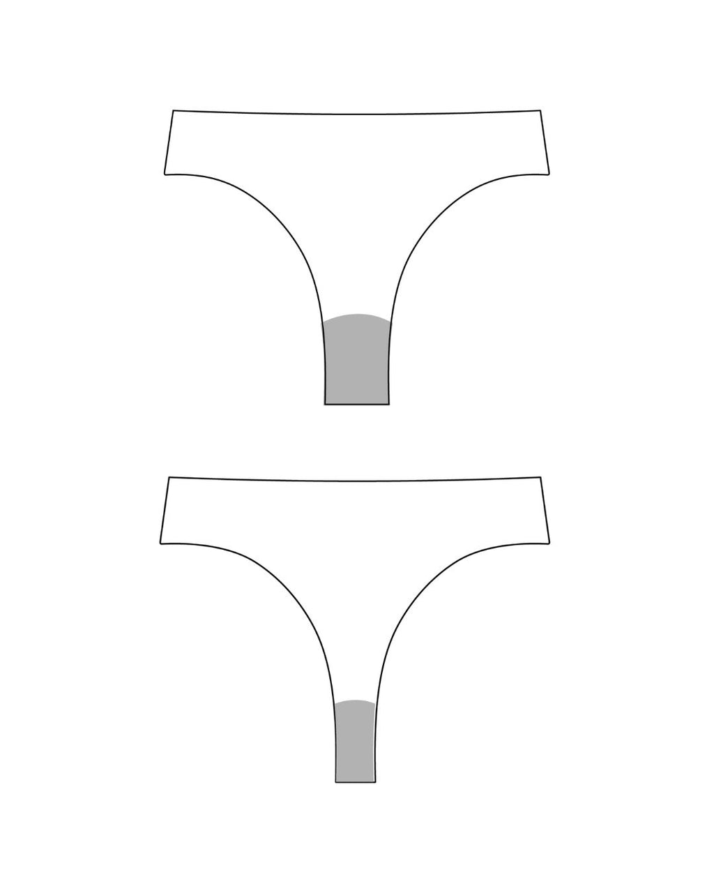 thong lace | light - 1 tampon